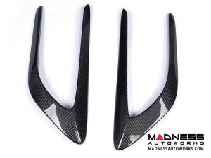 Mercedes-Benz C-Class W205 C63 Front Fender Vents - Carbon Fiber